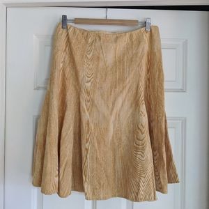 Isaac Mizrahi for Target wood grain print skirt